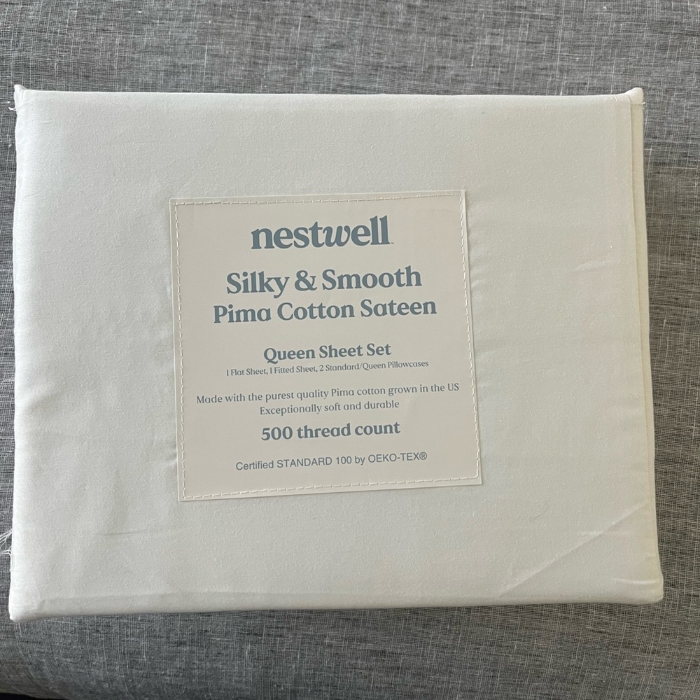 Nestwell Queen Cotton Sheet Set
